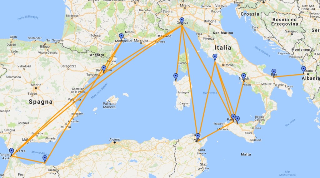 MEDITERRANEAN ROUTES